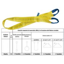 Robur - Beta 081560050-8156 5-T3-Eslingas Elevación Amarillo