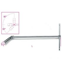 959 l chiave a t con bussola snodata tipo lungo per candele di accensione da 20,08mm - Beta