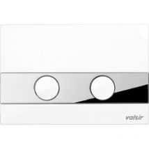 Valsir - Betätigungsplatte Julius Drückerplatte Mechanisch Weiß-Chrom