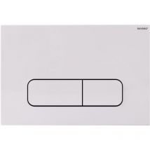 Mocha 15 Betätigungsplatte weiß, passend für Geberit Raybro