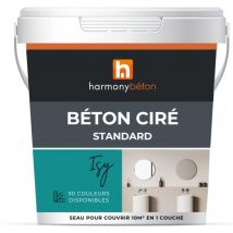 Harmony Beton - Béton ciré prêt à l'emploi standard - 23.Sauge 10 kg - Harmony Béton