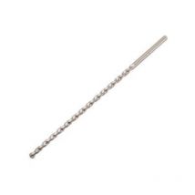 Betonbohrer extra lang 8x200 mm – Hochwertiger TCT-Bohrer – Gehäuse aus verchromtem Stahl – Rundschaft, Doppelnut