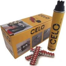 Celo Premiumnagel Force one - Stahlnägel xha 3x17 + Gaskartusche - 800 Nägel