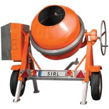 Sirl - Bétonnière thermique professionnelle tractable BP400R evo plus Honda gx 160 - B.40999.2005