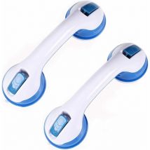 Fei Yu - 2 pcs Ventouse de Poignée Douche, Poignée de Baignoire en Plastique (Aucun Perçage Requis), Pour Salles de Bain, Enfants et Personnes