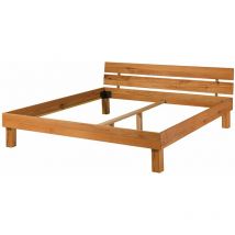 Bett Kernbuche 200x200x73 natur geölt TomMe 106