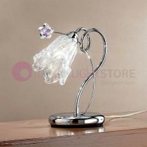 Betta Lampada da Tavolo Lumetto Cromato Moderno