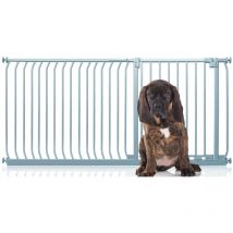 Bettacare - Elite Pressure Dog Gate, 171cm - 180cm, Matt Grey, Pressure Fit Pet Gate for Dog and Puppy