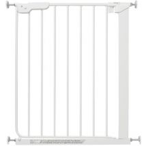 Bettacare Super Narrow Pet Gate, White, 60.5cm - 66.5cm, Extra Narrow Dog Gate, Safety Barrier for Puppies and Pets
