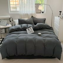 Bettbezug 220 cm x 240 cm, Bettlaken 180 x 200 cm, Kissenbezug 48 x 74 cm, 2 Stück, für zwei Personen
