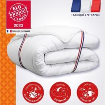 Bettdecke 220x240 Cm Dodo Champs De Lin - Warm - 450g/m² - Doppelbettdecke - Weich Und Warm - Milbenabweisend Und Antibakteriell