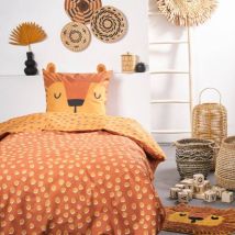 Today - Bettwäsche für Kinder Tiere mit Ohren magic jungle, 100% Baumwolle