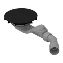 Bette - Air - Garniture de vidage pour receveurs de douche, sortie horizontale, Anti-Slip Pro, raven B524-400AY