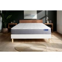 Actiflex dream matratze 200x200cm + Bettgestell mit lattenrost , Härtegrad 3 , Taschenfederkern und Memory-Schaum , Höhe : 22 cm