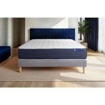 Actiflex sleep matratze 180x200cm + Bettgestell mit lattenrost - Dicke : 22cm - Taschenfederkern und Memory-schaum - H3