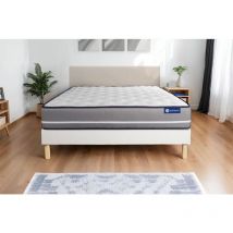 Actimemo pur matratze 160x200cm + Bettgestell mit lattenrost , Härtegrad 4 , Memory-Schaum , Höhe : 20 cm