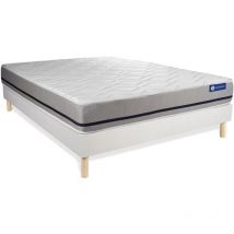 Actimemo soft matratze 135x190cm + Bettgestell mit lattenrost , Härtegrad 3 , Memory-Schaum , Höhe : 20 cm