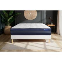 Actimemo Tech Matratze 160x200cm + Bettgestell Mit Lattenrost , Härtegrad 5 , Memory-schaum , Höhe : 24 Cm