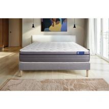 Actisom - Actimemo zen matratze 135x200cm + Bettgestell mit lattenrost - Dicke : 26cm - Memory-schaum - H3