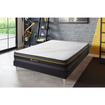 Matratze active 140x190cm + Bettgestell mit lattenrost , Härtegrad 4 , Memory-Schaum , Höhe : 24 cm