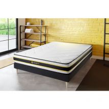 Matratzen- und Lattenrost-Set 140x190 cm - Flexy