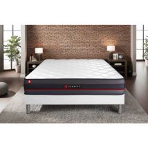 Matratzen- und Lattenrost-Set 140x190 cm - Regen