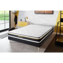 Matratzen- und Lattenrost-Set 140x200 cm - Soft
