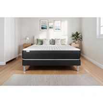 Matratzenset vital spring 160 x 200 cm Bettrahmen Kit schwarz