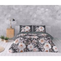 Prestige - Bettwäsche aus Baumwollsatin, polnische Blumen 11, 160 x 200 + 2 x 70 x 80 matex