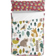 Bettbezug Mit Füllung Happyfriday Moshi Moshi Harvestwood Bunt 105 X 200 Cm