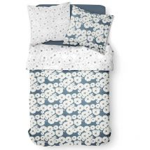 Today - Bettwäsche-Set aus Baumwolle Poppies Draw, beidseitig, 220 x 240 cm