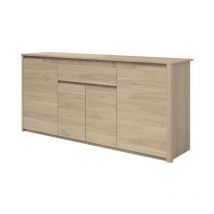 Les Tendances - betty Buffet bas contemporain decor chene - l 185 cm
