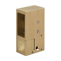 Beugnot - Metalux 1GP 101410 Gâche électrique à impulsion n°1 en bronze 12V