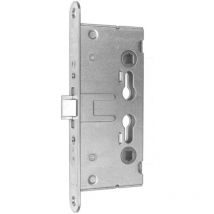 Feuerschutzschloss 1009P pz 24/65/72/9 mm din links /rechts abgerundet verzinkt