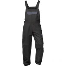 Beveren Twill Latzhose Craftland Schwarz/Grau, 22471 Gr.60