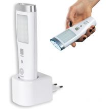 Bewegungsmelder-taschenlampe Für Den Innenbereich – Wiederaufladbare Netzsteckdosenlampe – Notfalllampe – Kabelloses Induktives Ladegerät – Led-