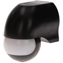 Bewegungsmelder IP44 OR-CR-204/B schwarz – 180° Erfassungsbereich – 12m Reichweite – 230V – 1200W max. Belastung