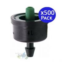 500 Stück 4 L/h Stecktropfer – Nicht Zerlegbar Für Mikroschlauch Ideal Für Garten & Agrarbewässerung