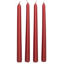 Kerzen Satin, 25 cm, 4er-Set