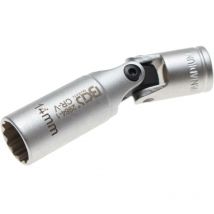 Bussola esagonale per candelette poligonale 10 mm (3/8') 14 mm