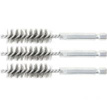 Bgs Technic - Stahlbürste 14 mm Antrieb Außensechskant 6,3 mm (1/4') 3-tlg.