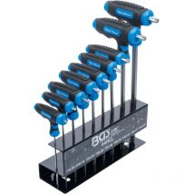 T-Griff-Schlüssel-Satz T-Profil (für Torx) T10 - T50 9-tlg.