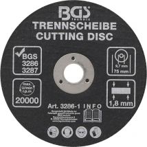 Bgs Technic - Trennscheibe ø 75 x 1,8 x 9,7 mm