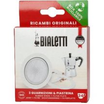 Kit joints + filtre 3 tasses cafetiere italienne Bialetti F0800003