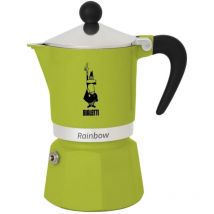 Bialetti - Cafetiere italienne rainbow - 6 tasses - 0,30 l - Vert