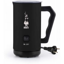 Bialetti - Milk Frother Elettrico, Mousseur à lait pour cappuccino, Capacité 150 ml Cappuccino ou 300 ml Lait Chaud, Noir (0004432)