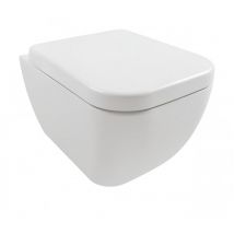 Hatria - Vaso sospeso completo di fissaggio bianco lucido Bianca - Senza copri wc