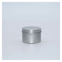 Linjou - argento)24 Scatole per candele, contenitori per candele in metallo da 4 once per la produzione artigianale, conservazione a secco