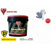 Vernice Acrilica per Tetti Calpestabile Guaina Asfalto Impermeabilizzante 20 Kg – rosso