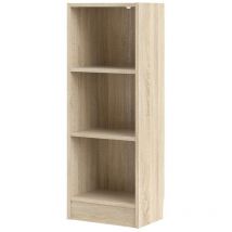 Bücherregal-set working 2 tablare 41X27X107H eiche finish